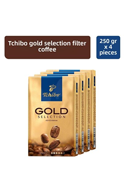 Tchibo Gold Selection - Coffee Color Filter 250g x 4 Pieces