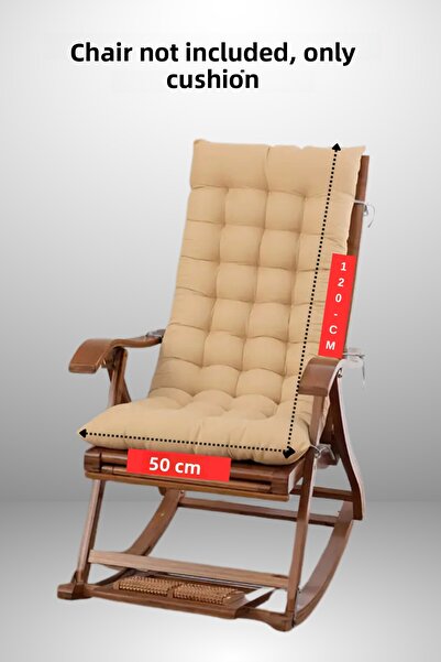 MoMMe Rocking Chair Cushion Bench Cushion 50X120 cm (Milk Brown Color)