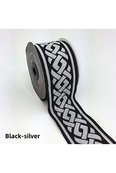 FANTASTIC 50069-Bordür - 10 م أسود-فضي