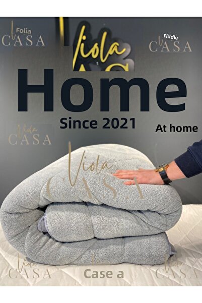 Violacasa Soft Line Double Welsoft Quilt Gray