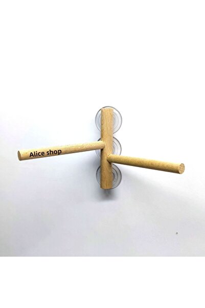 aliceshop Glass Perch wiTh 3 SucTion Cups - Sultan Sevda for Birds in Heaven Budgie and Sizes