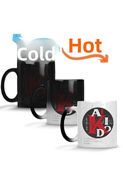 Baskı Dükkanı كوب مج سحري دائري بورسلين