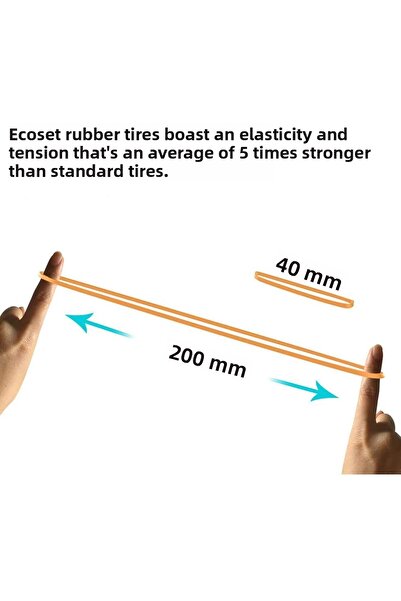 ekoset Maydonoz Sweat Lacing Rubber Red 5000 Pieces