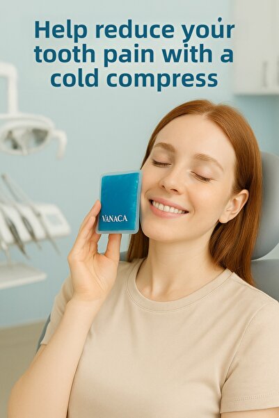 Vanaca Grup 5 Cold and Hot Compresson Gel Ice Packs - 13cm x 13cm