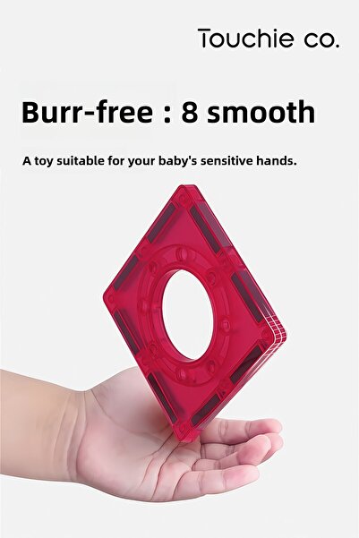 Touchie Co . Magnetic 102-Piece Building Block Set with Magnets