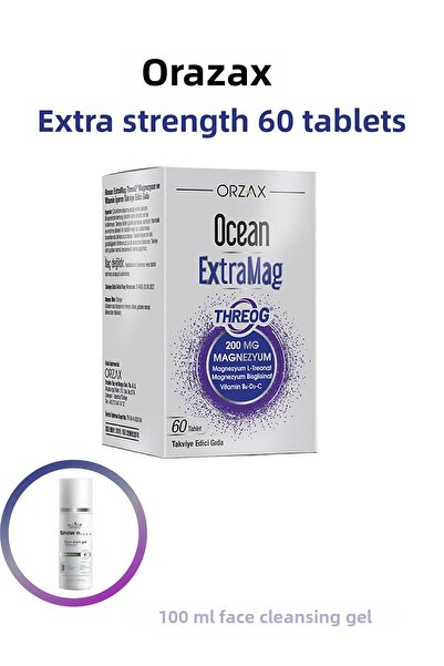 Ocean Extramag Threog 200mg 60 Bisglicinate Magnesium - L Treonat Vitamin C-d-b + (1x100ml Gel)