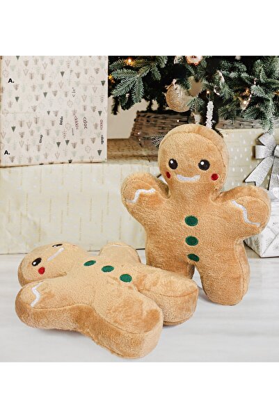 Özgüner Oyuncak Pabtex Plush Cookie Man Pillow - Soft and Cute, Ideal for Chi...