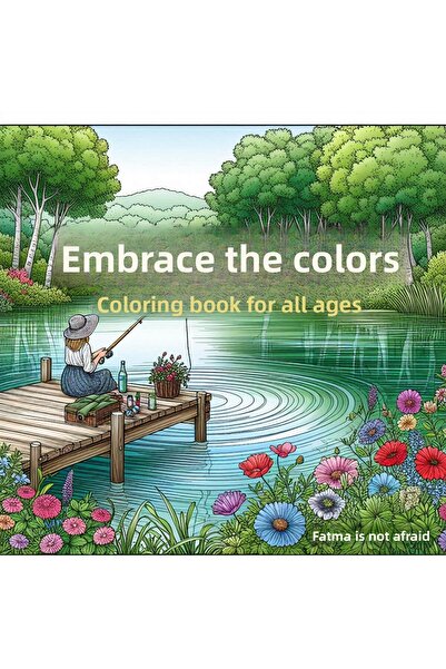 Butik Serdivan Embrace the Colors Coloring Book for Adults Relaxing Picture P...