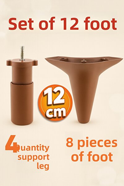 Badem10 Aspen Set 12 Mobilier Canapea Fotoliu Unitate TV Picior de bază Supor...