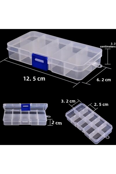 YATE10 5 Pieces 10 Compartment Organizer Box