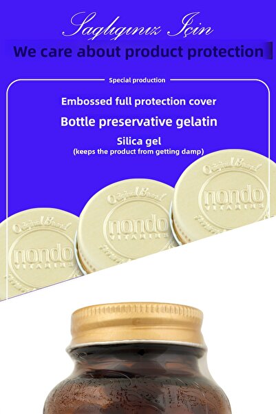 Nondo 60 Capsules Beta Glucan - African Geranium and Ginger Black Cumin