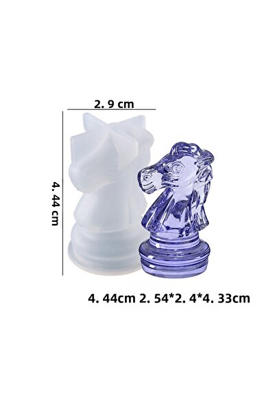 Generic قالب سيليكون على شكل شطرنج من الراتينج F-596