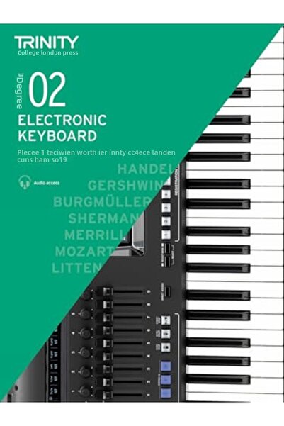 Faber Music Ltd. أجزاء امتحان لوحة المفاتيح الإلكترونية والأعمال الفنية بكلية...