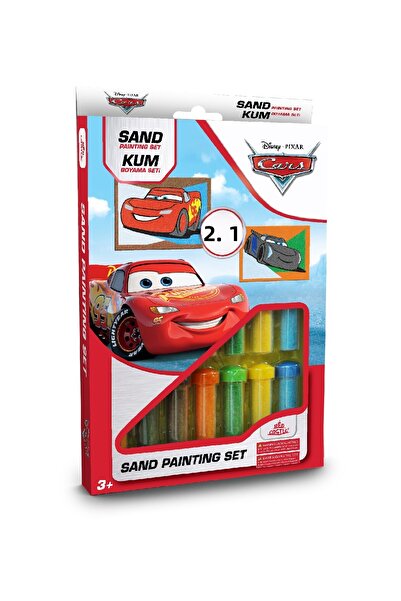 Red Castle مجموعة الرسم بالرمل ذات طابع سيارات شيمسك ماكوين 3 (2 في 1) تدعم ت...