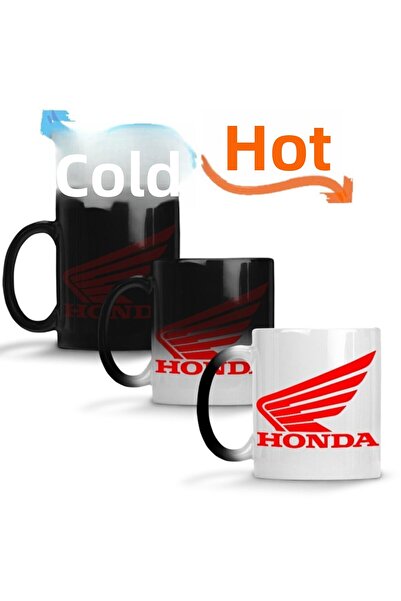 Baskı Dükkanı كوب مج سحري بشعار هوندا من البورسلين