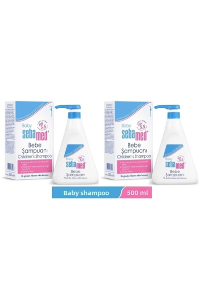Sebamed 500 Ml Double Baby Shampoo