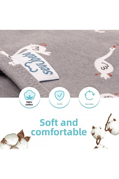 Sevi Bebe New Season Colorful Patterned 100% Cotton Swaddle