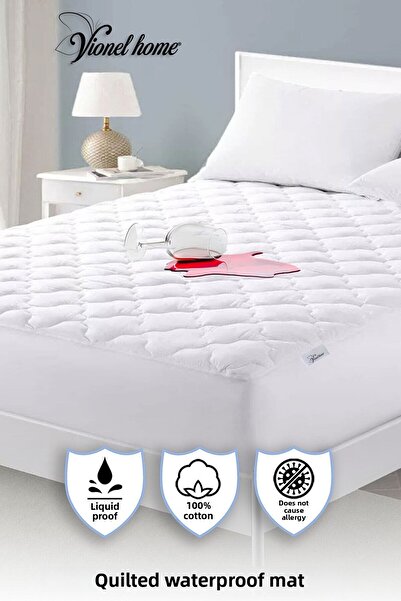 Vionel Home Bavlnená prešívaná matracová matrac |   Úplný okraj |   Single, Dvojitý |   Prepúšťadlo kvapalín