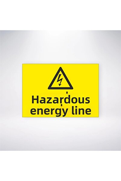 Reysa Tasarım Danger Power Line Sticker 20X28 cm