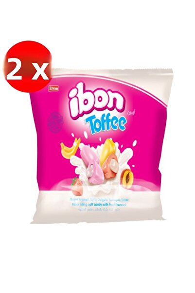 Elvan حلوى ايبون توفي بالحليب والفواكه 300 جرام. 2 حزمة