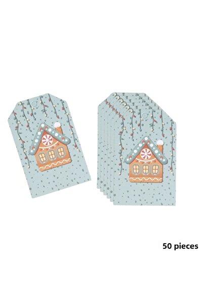 roco paper Новогодишна етикетка за подарък с домашен мотив, Нова година, коле...