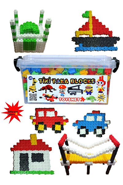 DEDE Toy Tick Tock Blocks 500 Pieces