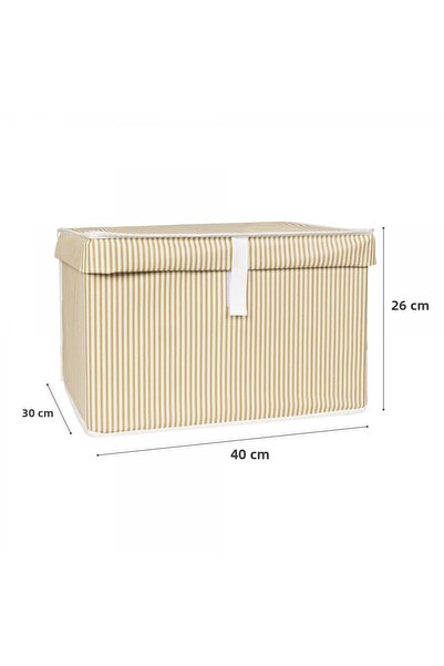 Pazar Kapısı 2 броя многофункционални кутии-органайзери, мини размер, кафяви