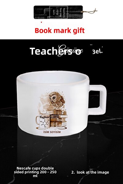 Bytwo Nescafe Cup and Bookmark for Teacher's Day - Gifted