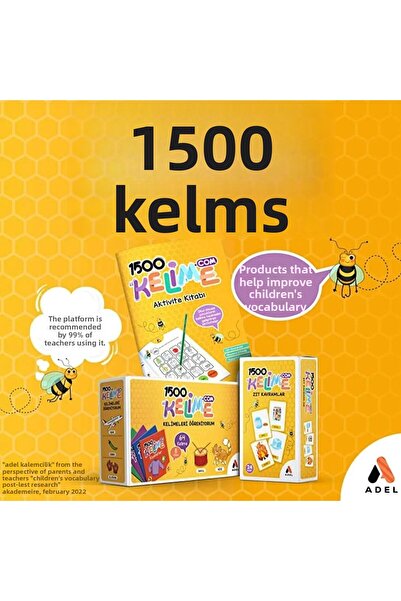 Adel 1500 Words Concepts 24 Cards Help Preschool Education Intelligence Development