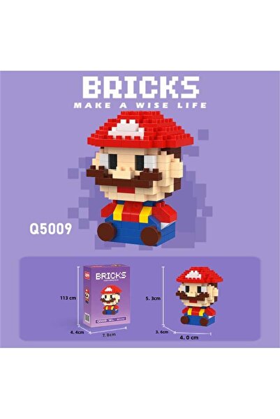 BTİCARET لعبة بناء شخصيات سوبر ماريو من ليجو - لعبة بناء شخصيات ماريو المرحة