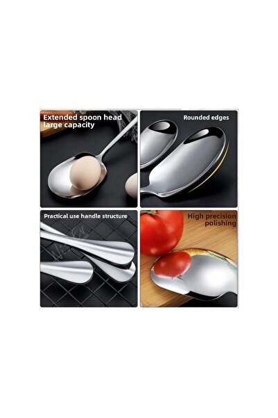 Raakmadezanmir 1 Stainless Steel Serving Presentation Spoon