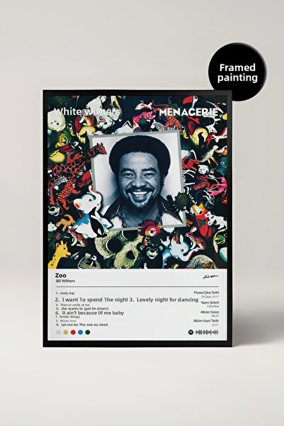 House Gorgeous Bill Withers Menagerie Album Designat Poster Spotify Pictură
