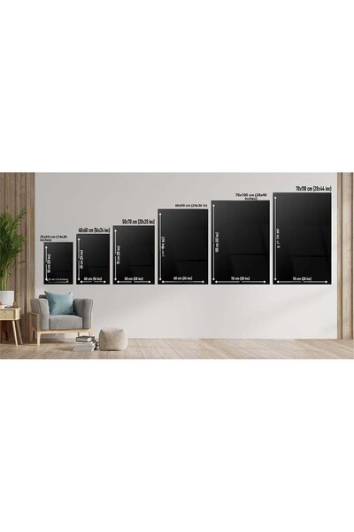 seninürünün Tablou din sticlă cu tematică artistică cu imprimare pe sticlă re...