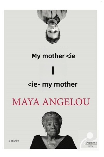 Everest Yayınları Annem Ve Ben, Maya Angelou, , Annem Ve Ben Kitabı, 152 Sayfa