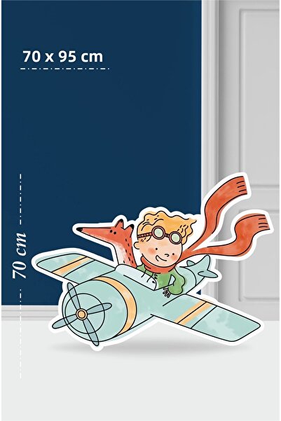 neşeli günlerim Tablă cu picioare tematică Micul Prinț - 70x95 cm