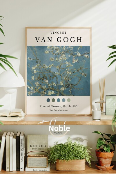tablodea Van Gogh Almond Blossom Painting on Canvas, Pinterest Modern Decorat...