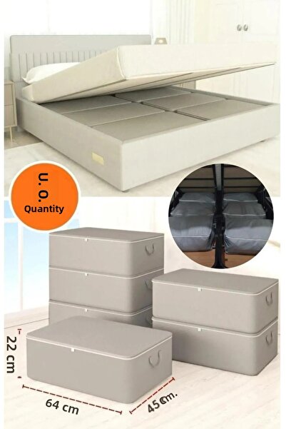 Bayev 3 Pieces Large Size Anthracite Underpads 64 X 45 X 22 cm