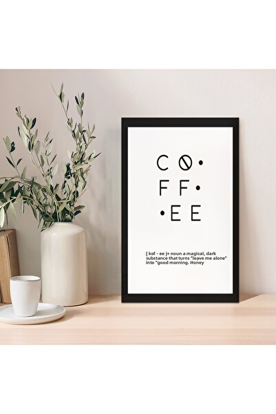 Zevahir Mobilya Dekorasyon 1 Buc Negru Cafea Scriit Lemn MDF Cadru Aspect MDF...