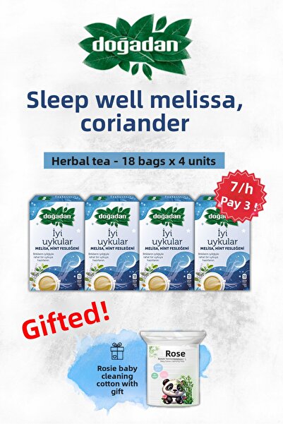 Doğadan شاي ميليسا والريحان الهندي اشترِ 4 واحصل على 3 مجانًا وروزي باموك