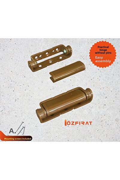 ÖZFIRAT PVC YAPI Pvc Pimapen Door Window Hinge All Steel 80 Mm-Pinless-Practi...