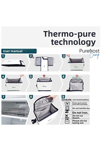 PUREFROST 6 Thermo-Pure ® Replacement Gel Kit / Pf15 Camp Cooler Thermal Bag