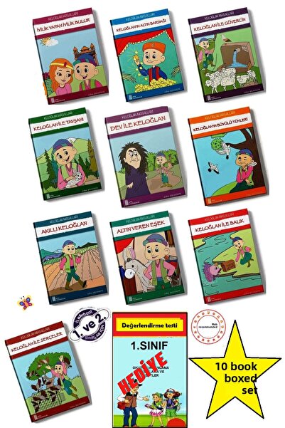 Ata Yayıncılık مجموعة قصص كيلوجلان 10 كتب (حكايات كيلوجلان)