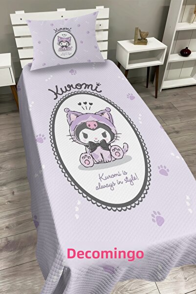 dekomingo Oval Frame Kuromi Baby and Children's Room Pi̇ke Set