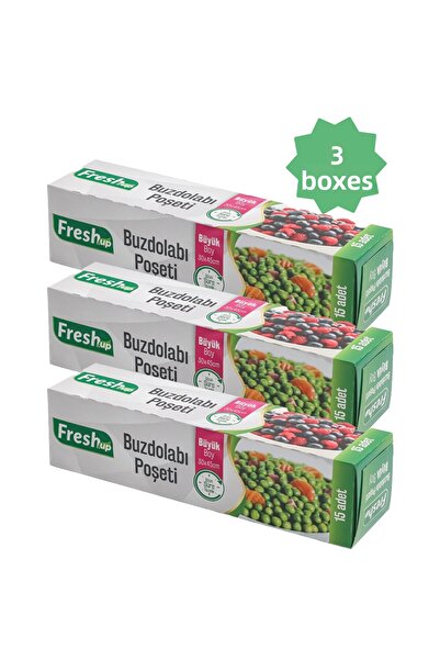 FRESHUP كيس ثلاجة حجم كبير 3 علب