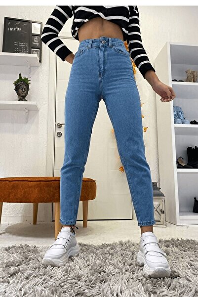 MAKRAS EXCLUSIVE A124543 Jeans High Waist Mom Skinny Jeans