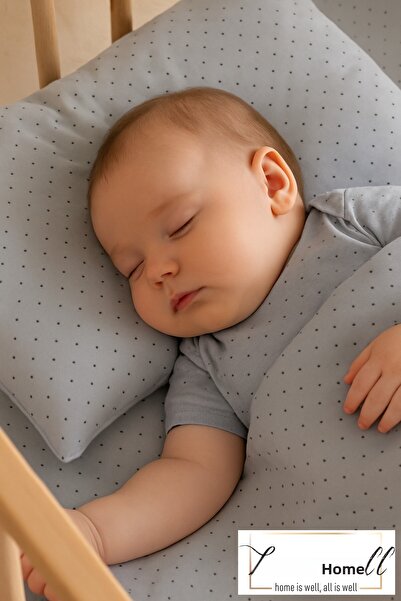 homewell 1St Quality Hypoallergenic Baby Kids Bedding Set Made from Natural Anatolian Cotton Gray