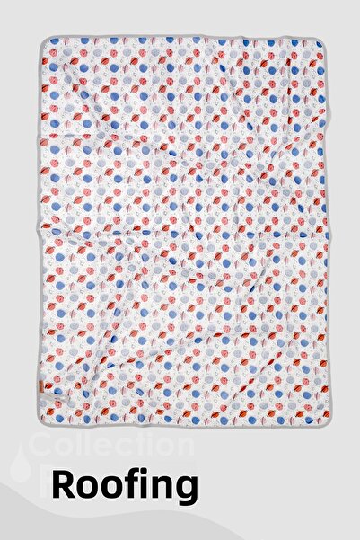 HAMUR Proof Liquid Proof 100X140 cm Baby Kids Play Event Activity Nutrition Cover Planet