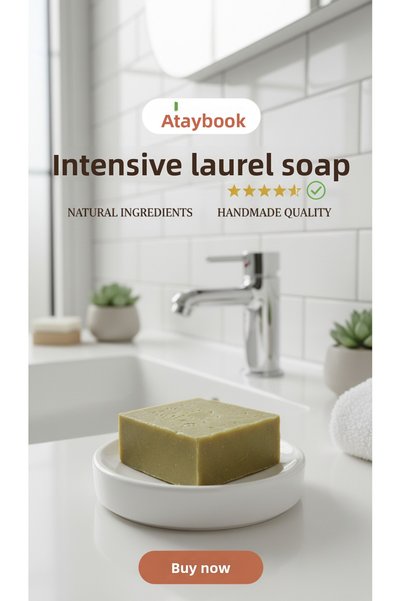 Hataybook 90% Laurel Soap 1 Unit 110 g