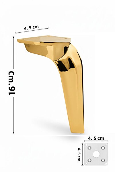 İMT AKSESUAR Mobilier Repla Canapea Unitate TV Scaun și Consolă Dulap 16 cm Aur