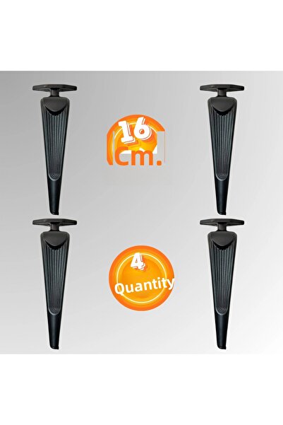 CAN METAL Picioare pentru scaune din metal de 16 cm, picioare pentru mobilier...